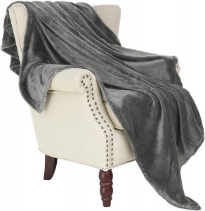 Mezcla Large Flannel Fleece Velvet Plush Throw Blanket