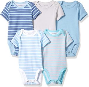 Hanes Ultimate Baby Flexy Short Sleeve Bodysuits