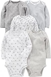 Onesies - Simple Joys by Carter's Baby 5-Pack Long-Sleeve Bodysuit