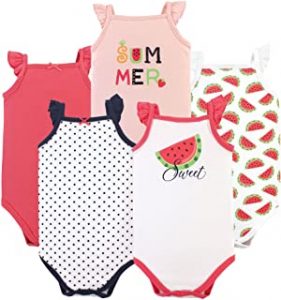 Hudson Baby Unisex Baby Cotton Sleeveless Bodysuits