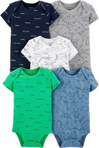 Carter's Baby Boys Original Short Sleeve Bodysuits