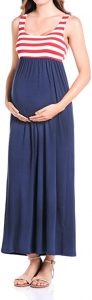 Beachcoco Women's Maternity Knee Length Tank Dress 