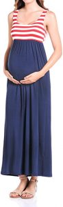 Beachcoco Women's Maternity Knee Length Tank Dress 