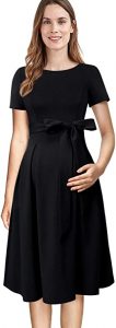 VFSHOW Womens Mama Maternity Nursing  A-Line Dress