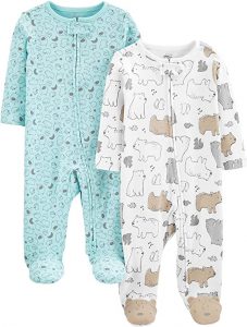 Carter's Baby 2-Pack Cotton Footed Sleep and Play