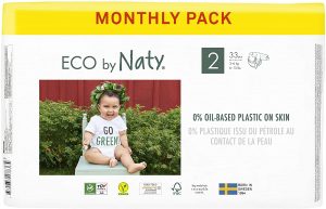 Best plant-based disposable diapers Eco by Naty Disposable Diapers