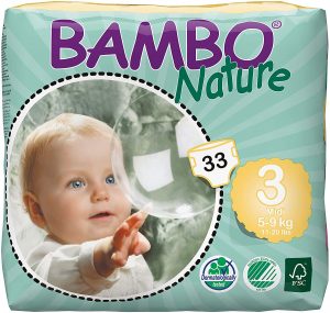 Best eco-friendly disposable diapers Bambo Nature