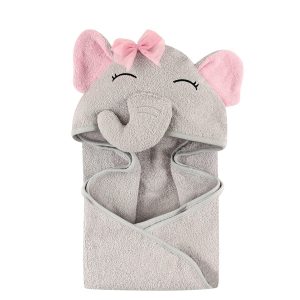 Hudson Baby Unisex Baby Cotton Animal Face Hooded Towel